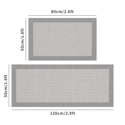 2-Pack Durable Kitchen Floor Mats, Non-Slip & Waterproof