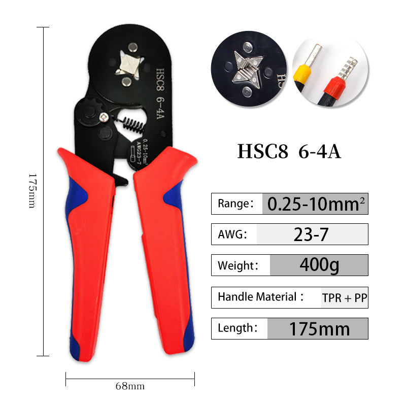 HSC86-4A Terminal Crimping Tool Set With 1200PCS