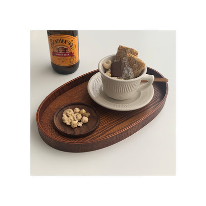 Unpainted Japanese Walnut Insulated Wooden Coaster