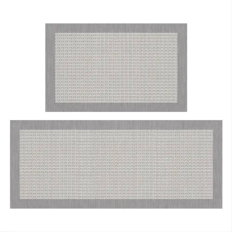 2-Pack Durable Kitchen Floor Mats, Non-Slip & Waterproof