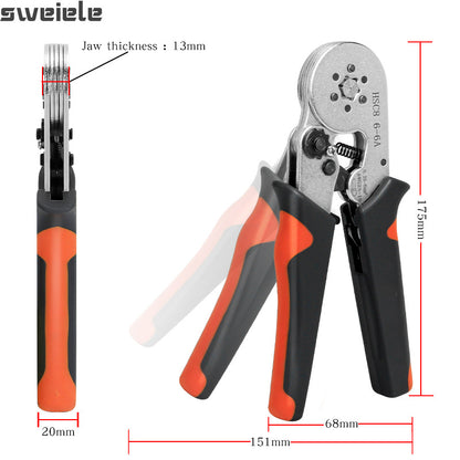 HSC86-4A Terminal Crimping Tool Set With 1200PCS