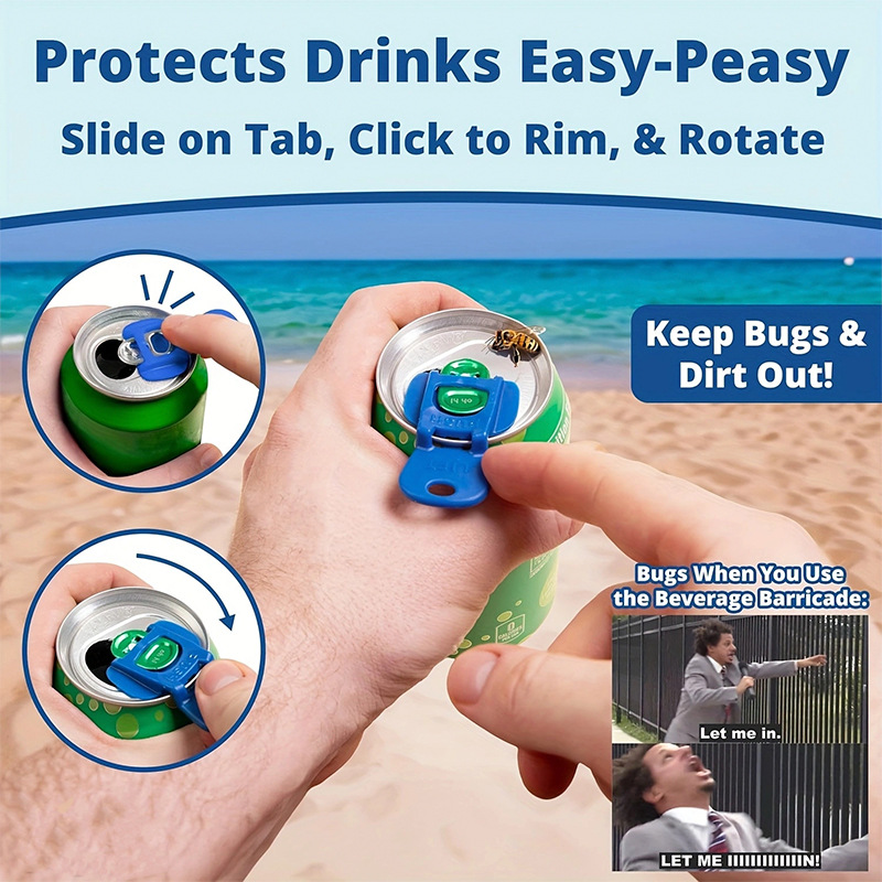 Plastic Cola Can and Bottle Opener – Simple, Small, and Easy to Use