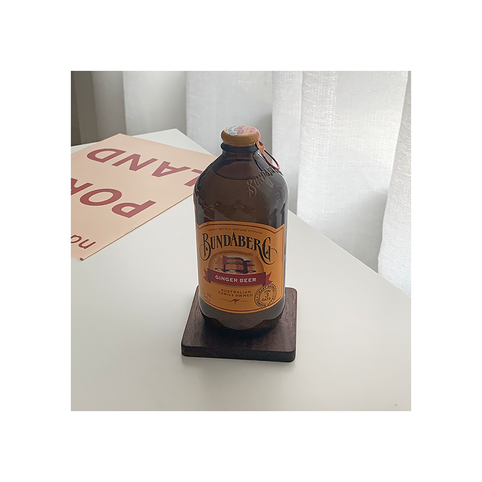 Unpainted Japanese Walnut Insulated Wooden Coaster